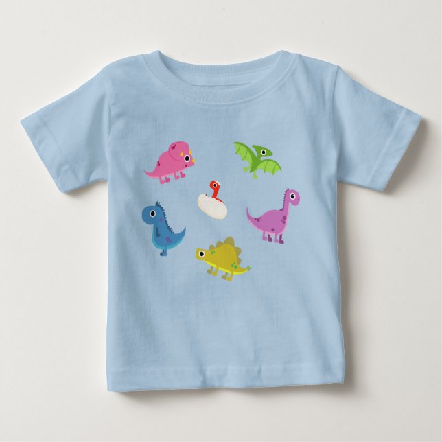 Camiseta Dinos Cute (Frente)