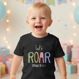 Camiseta Dinos vamos rugir aniversário infantil