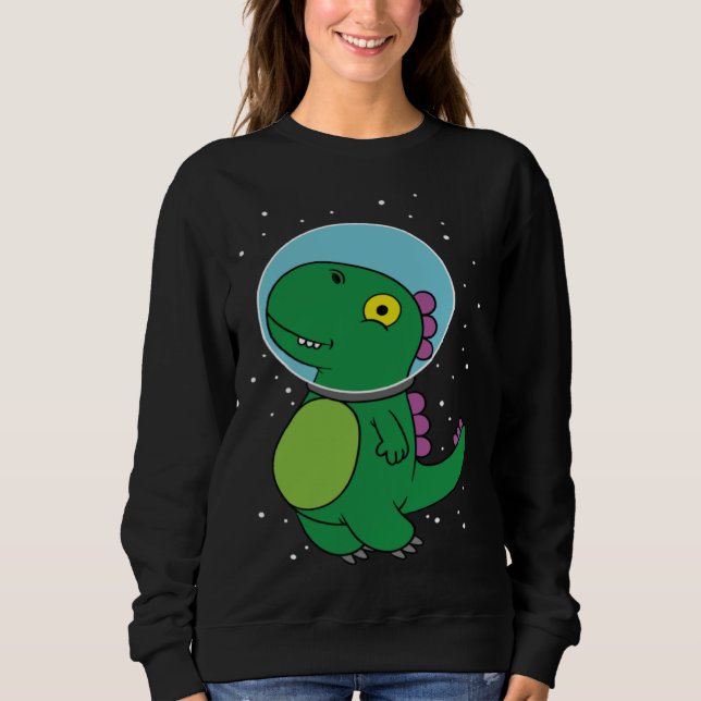Camiseta Dinosaur astronaut children's gift for space fans (Frente)