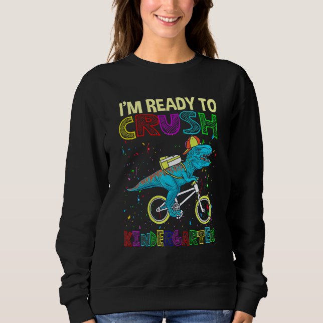 Camiseta Dinosaur Back To School Im Ready To Crush Kinderga (Frente)