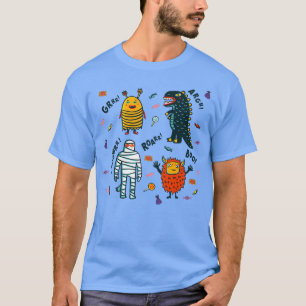 Camiseta Dinosaur Candy Mummy Monster Bumble Bee Halloween