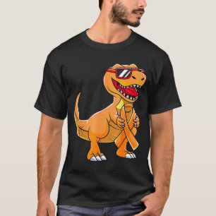 Camiseta Dinosaur Esclerose Múltipla Conscientização Fita L