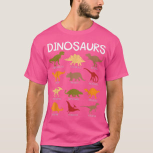 Camiseta Dinosaur Expert Types of Dinosaurs for boys & girl
