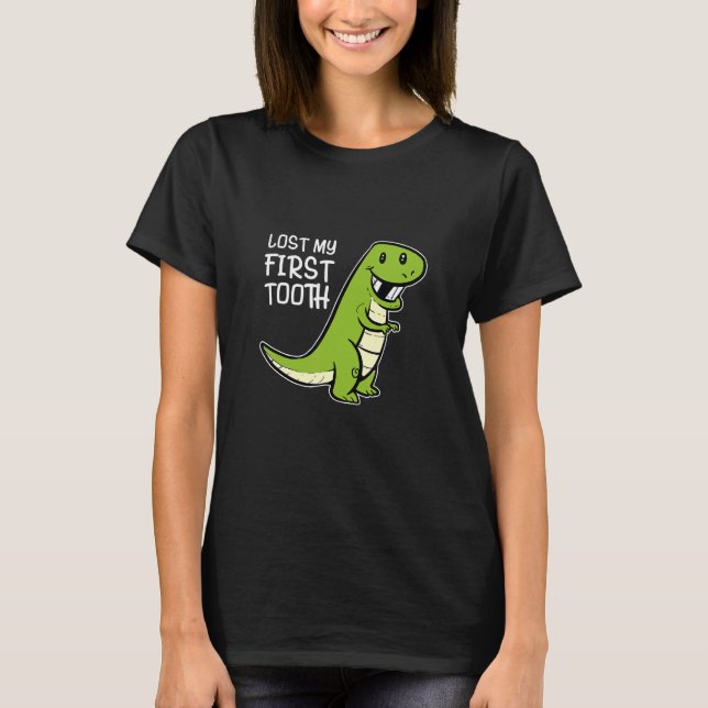 Camiseta Dinosaur Fairy Teeth Fairy Pediatra Dinosaur D (Frente)