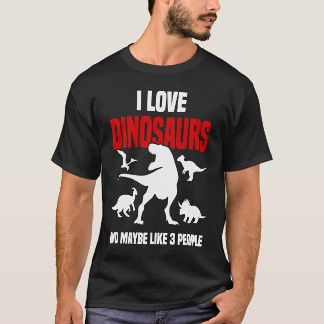 Camiseta Dinosaur  Sarcastic Paleontology Rex  Dinosaurs (Frente)