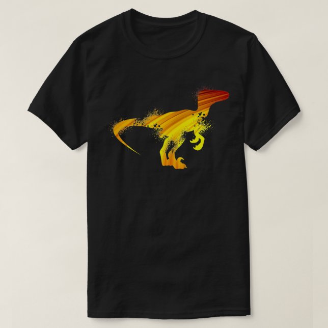 Camiseta Dinosaur Silhouette Dino Graphic  Boy Toddler Velo (Frente do Design)