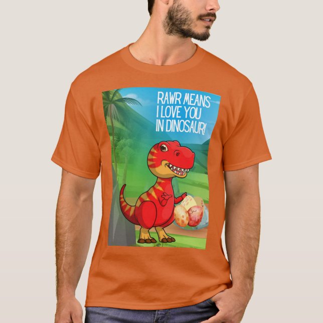 CAMISETA DINOSAUR T-REX (Frente)
