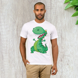 Camiseta Dinosauro de Desenho Animado Fazendo Barulho T-Rex