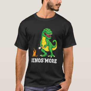 Camiseta Dinos'mais Acampamento Dinossauro Trex Acampamento