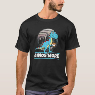 Camiseta Dinos'more Acampamento de Dinossauros Dino  Menino