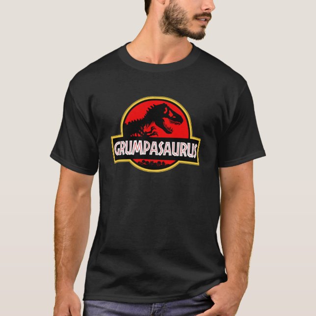 CAMISETA DINOSSAUR DA PIADA DO HOMEM GRUMPASAURUS GRUMPY (Frente)