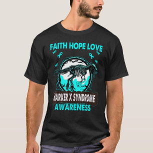 Camiseta Dinossaur Faith Hope Love MARKER X SNDROME Awarene