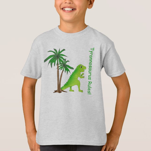 Camiseta Dinossaur Land Cute Dino (Frente)