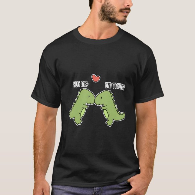 Camiseta Dinossaur me abraçando (Frente)