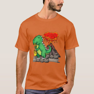 Camiseta Dinossaur Music Gift Jazz Music Banda Saophone fri