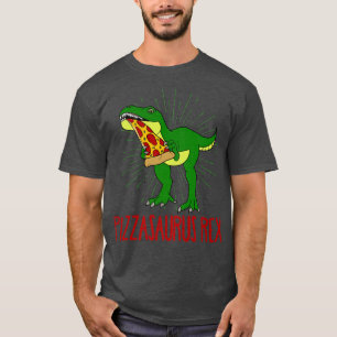 Camiseta Dinossaur Tre Pizza Gráfica Pizza Pizza Lover Foo