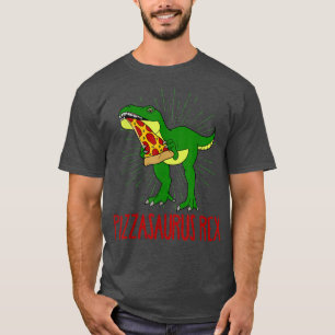 Camiseta Dinossaur Tre Pizza Gráfica Pizza Pizza Lover Foo