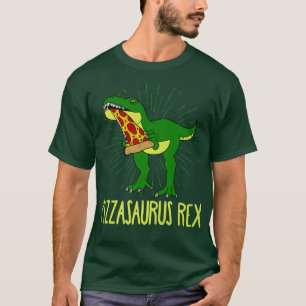 Camiseta Dinossaur Tre Pizza Gráfica Pizza Pizza Lover Foo