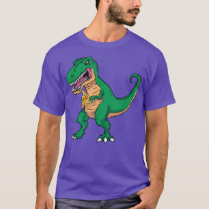Camiseta Dinossaur Tre Pizza Gráfica Pizza Pizza Lover Foo 