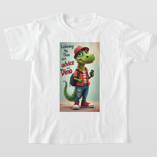 Camiseta dinossauro (Postura )