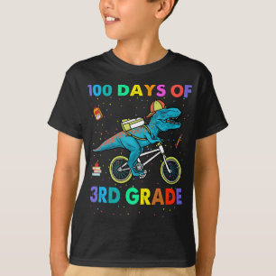 Camiseta Dinossauro 100 dias da terceira série 100 dias de