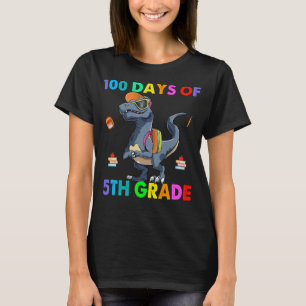 Camiseta Dinossauro 100 dias de 5 Grau