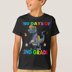 Camiseta Dinossauro 100 dias de Grau segundo