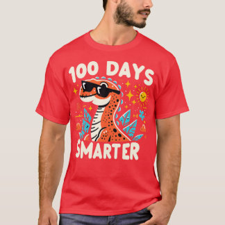 Camiseta Dinossauro 100 Dias Mais Inteligente 5