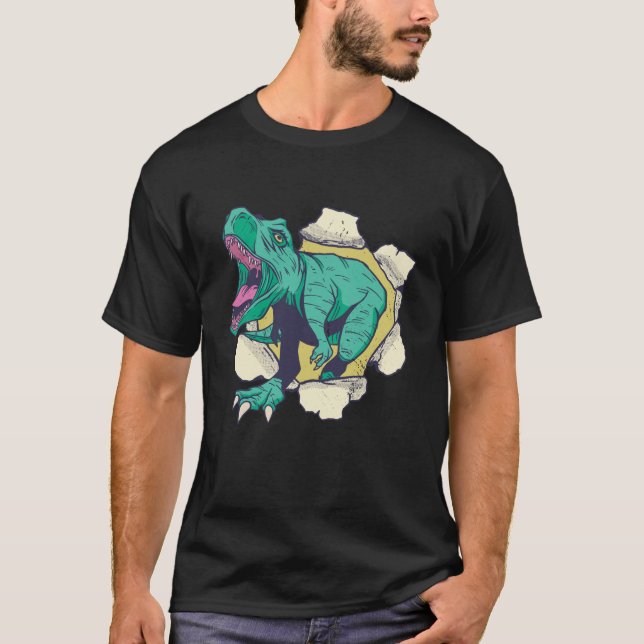 Camiseta Dinossauro 3D (Frente)
