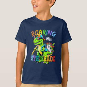 Camiseta Dinossauro 5 De Raiva De Volta À Escola