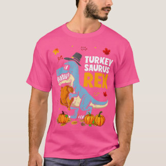 Camiseta Dinossauro Ação de Graças Boas Turcas Surus T rex 