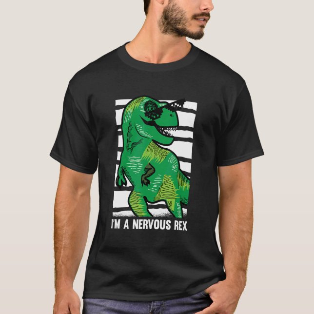 Camiseta Dinossauro Adulto - Réptil Paleonthológico Sou Ner (Frente)