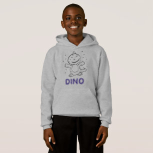 Camiseta Dinossauro - Animais Escondidos - Preto, Cinza e R