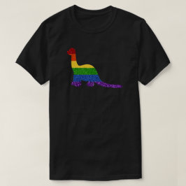 Camiseta Dinossauro Arco-Íris LGBT