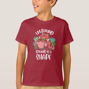 Camiseta Dinossauro Arredondado com Fome - T-rex