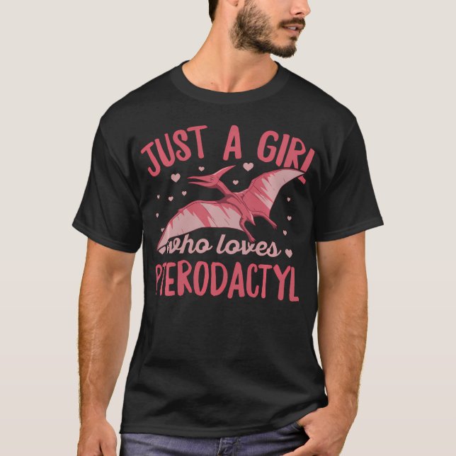 Camiseta Dinossauro Ave Pterodáctilo Para Um Pterodáctilo (Frente)