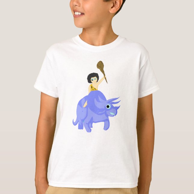Camiseta Dinossauro azul (Frente)