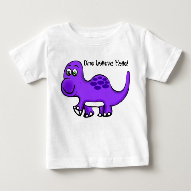 Camiseta Dinossauro Bebê (Frente)