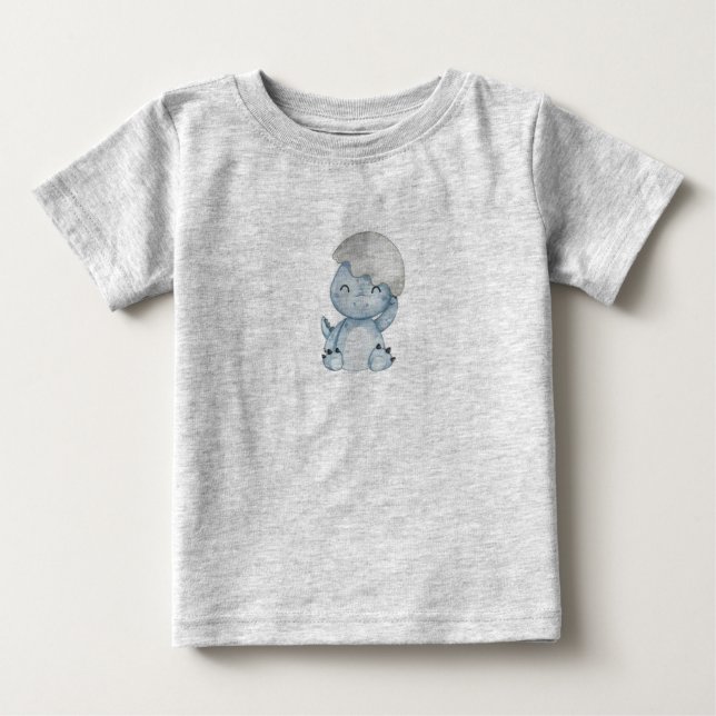 Camiseta dinossauro bebê (Frente)