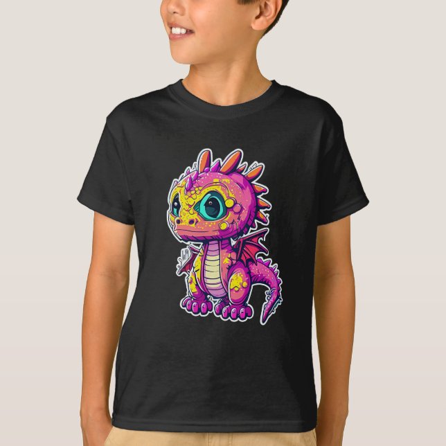 Camiseta Dinossauro Bebê Adorável | Alegria Jurássica (Frente)