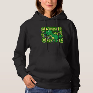 Camiseta Dinossauro  Bebedor de Cafeína Futuro Paleontólogo