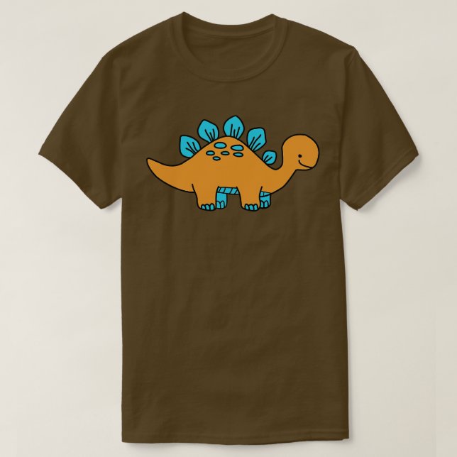Camiseta Dinossauro bonito 6 (Frente do Design)