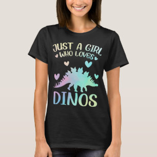 Camiseta Dinossauro Bonito, Apenas Uma Menina Que Ama Dinos