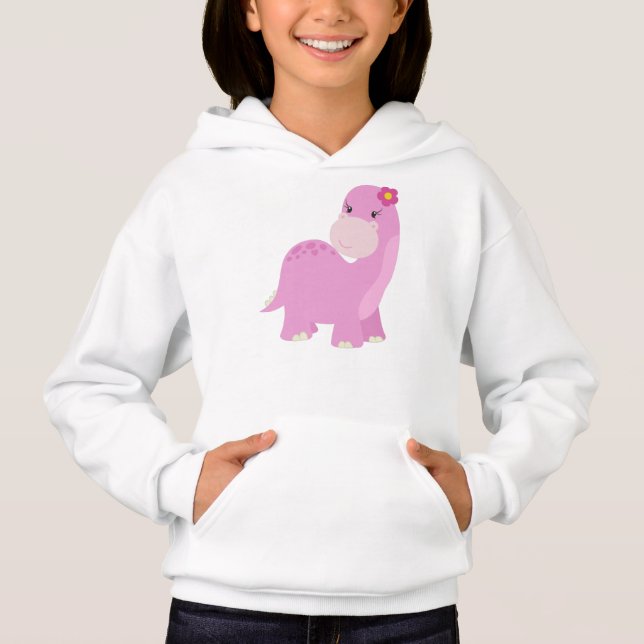 Camiseta Dinossauro Bonito, Dinossauro Rosa, Dinossauro Rap (Frente)