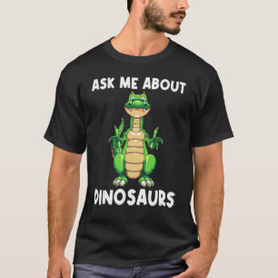 Camiseta Dinossauro Bonito Para Homens Mulheres Dino Extint