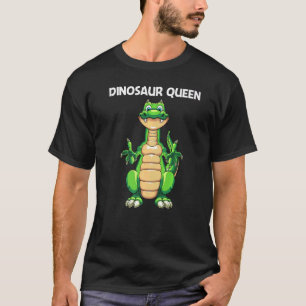 Camiseta Dinossauro Bonito Para Mulheres Mãe Dino Extinta D