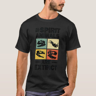 Camiseta Dinossauro Caçador Pré-Histórico de Ossos Paleontó