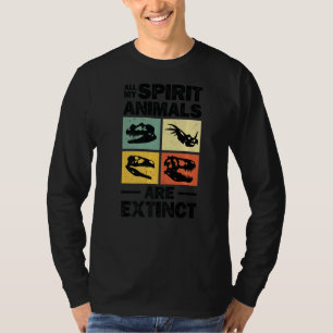 Camiseta Dinossauro Caçador Pré-Histórico de Ossos Paleontó