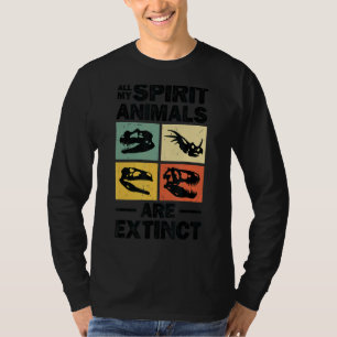 Camiseta Dinossauro Caçador Pré-Histórico de Ossos Paleontó