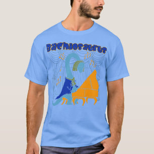 Camiseta Dinossauro Cinto Compositor Musical Bach Brachiosa